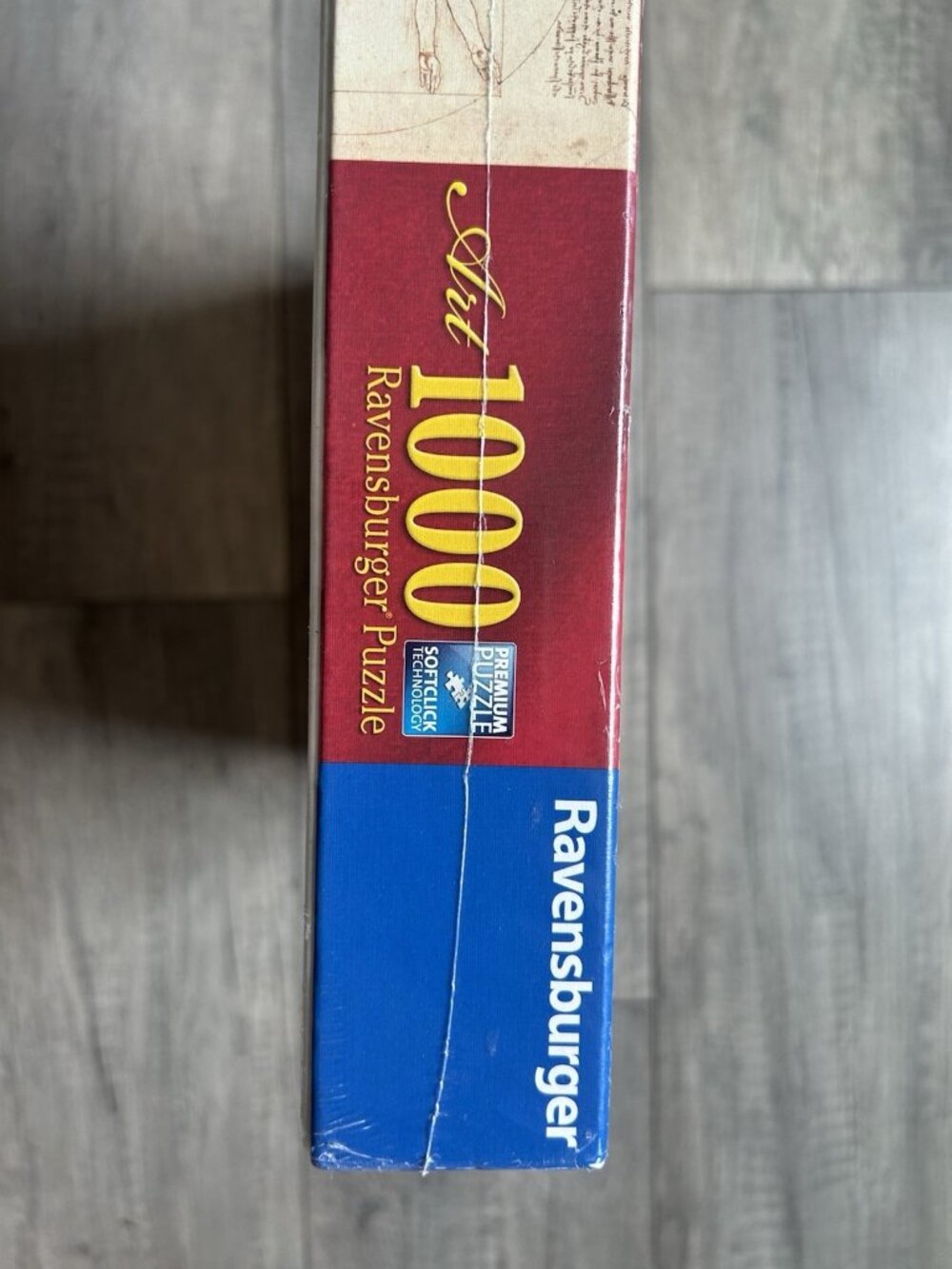 Ravensburger Leonardo da Vinci Vitruvian Man 1000PC Puzzle Softclick Technology - Picture 15 of 16